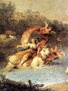 ZUCCARELLI  Francesco The Rape of Europa (detail) oil painting reproduction
